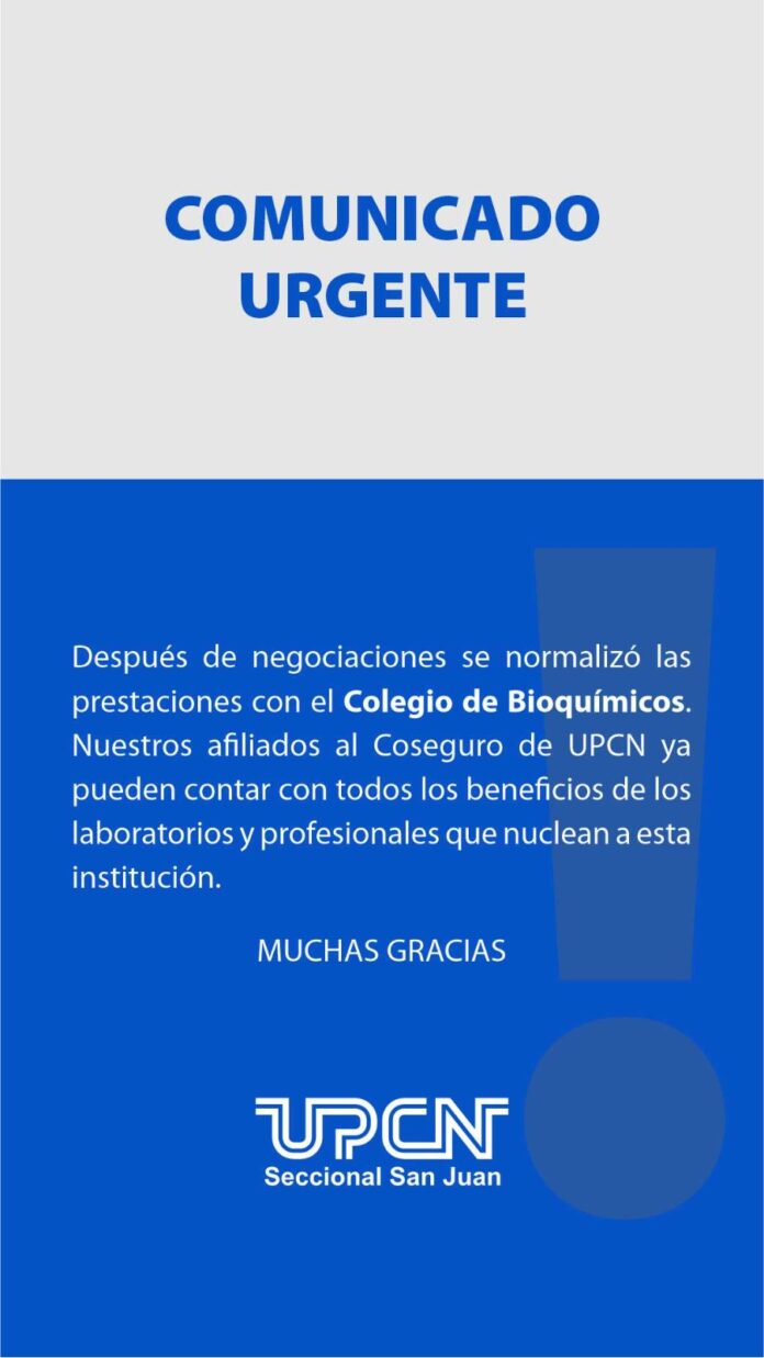 upcn comunicado