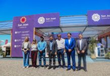 Orrego recorrió la vidriera agrícola de Cuyo en la apertura de Expo Innova San Juan