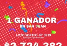Un ganador en San Juan!