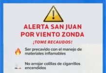 Ante la presencia de viento Zonda, extremar los cuidados y evitar la quema de pastizales