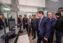 Orrego inauguró la refuncionalización de la Comisaría de Zonda para optimizar la seguridad