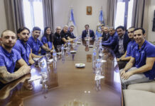 Orrego recibió los jugadores que participaron de los World Skate Games Paraguay 2026